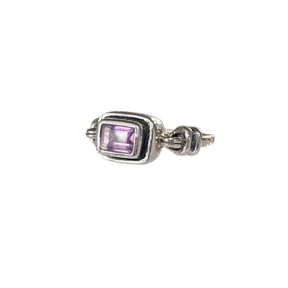 Silpada Sterling Silver Ring with Light Purple Gemstone - Picture 5 of 9